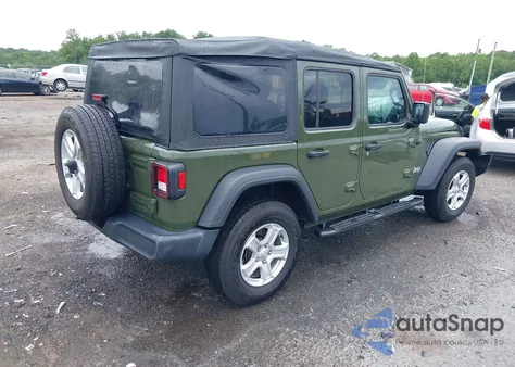 2020 Jeep Wrangler Unlimited Sport z USA, uszkodzony, nr VIN 1C4HJXDG7LW347066